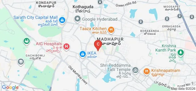 Samana College of Design Studies, Hyderabad Map