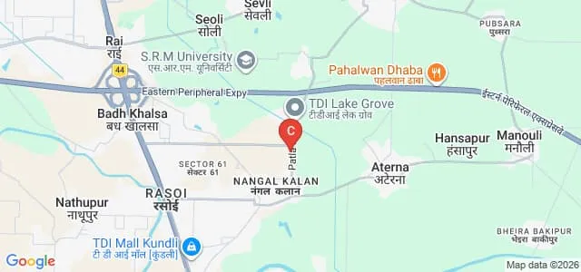Sunrise College of Education, Sonipat Map