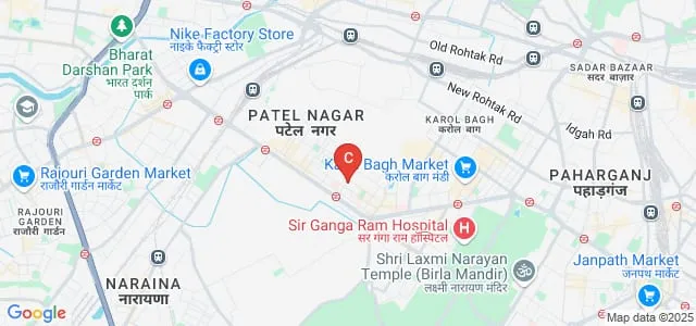 British Institute of Hospitality Management, Delhi Map