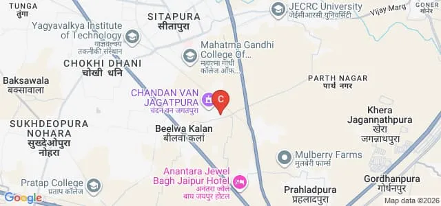 Sanskar Bharti Mahila Teacher's Training College, Jaipur Map