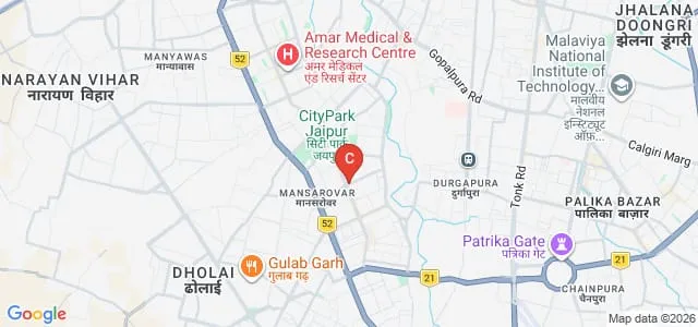 Taxila Business School, Jaipur Map