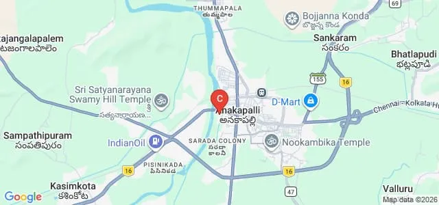 Agricultural Polytechnic, Anakapalle Map