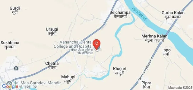 Vananchal School of Nursing, Garhwa Map