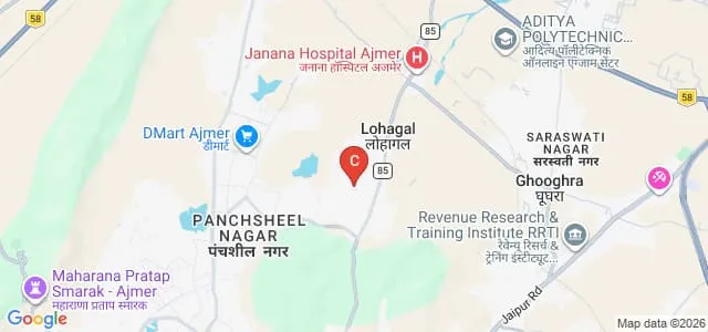 Tak Shiksha Niketan TT College, Ajmer Map