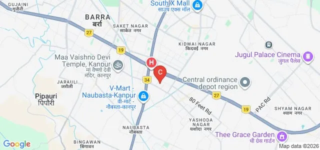 Subhash Degree College, Kanpur Map