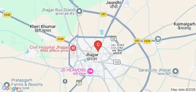 Ravindra Bharti College of Education, Jhajjar Map
