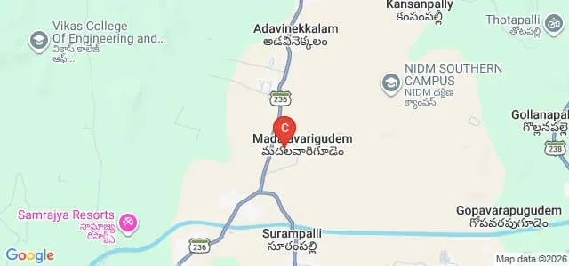 Sri Krishnaveni College of Physical Education, Vijayawada Map