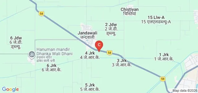 Ryan College for Higher Education, Hanumangarh Map