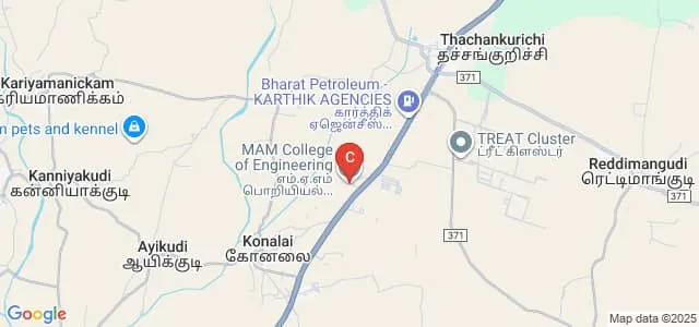 MAM College of Engineering, Tiruchirappalli Map