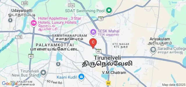 Government Law College, Tirunelveli Map