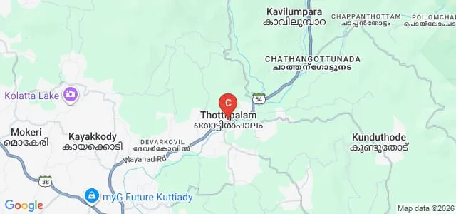 South Asian College of Journalism Film and New Media, Kozhikode Map