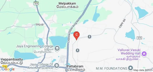 Aalim Muhammed Salegh College of Engineering, Chennai Map
