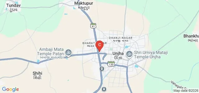 Shri JM Patel Arts and Smt MN Patel Commerce Mahila College, Mehsana Map