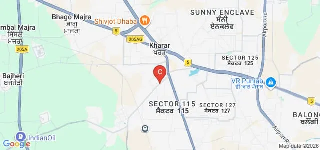 Ambika College of Education, Mohali Map