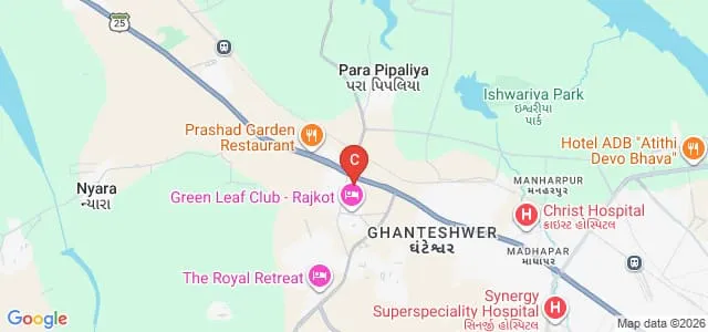 Shri BA Dangar Homoeopathic Medical College and Hospital, Rajkot Map