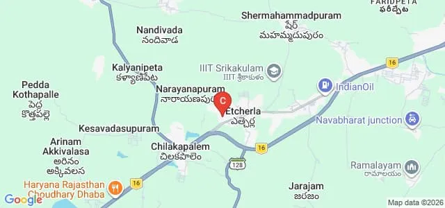 Sri Venkateswara College of Pharmacy, Etcherla Map