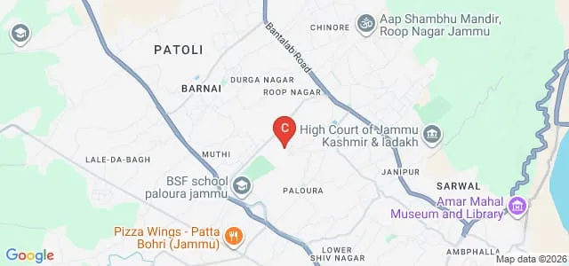 Sacred Heart College of Education, Paloura Map