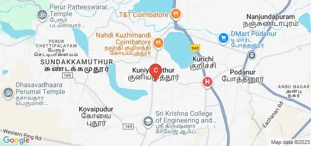 Nehru School of Architecture, Coimbatore Map