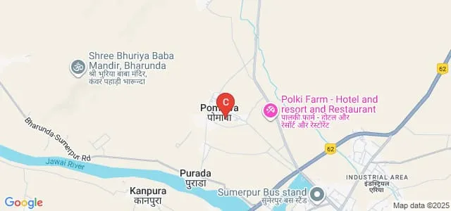 Kshetrapal Mahavidyalaya, Desuri Map