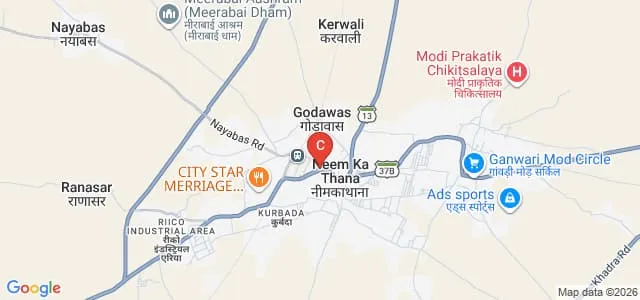 Aravali Teachers Training College, Sikar Map