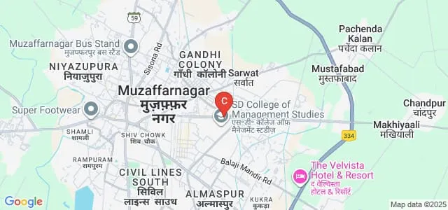 Gandhi Polytechnic, Muzaffarnagar Map
