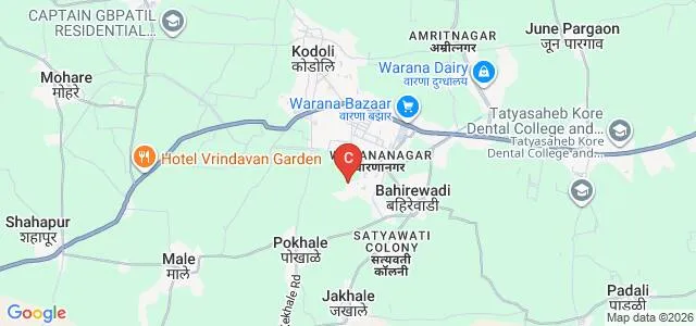 Tatyasaheb Kore Institute of Engineering and Technology Polytechnic, Warananagar Map