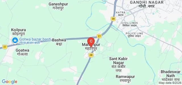 Swami Vivekanand Institute of Medical Sciences, Basti Map