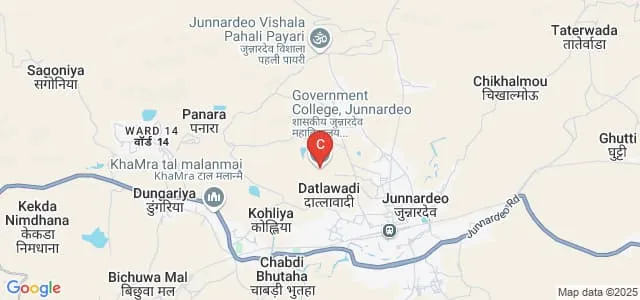 Government Junnardeo Mahavidyalaya, Junnardeo Map