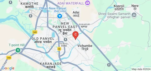 Pillai's Institute of Management, Navi Mumbai Map