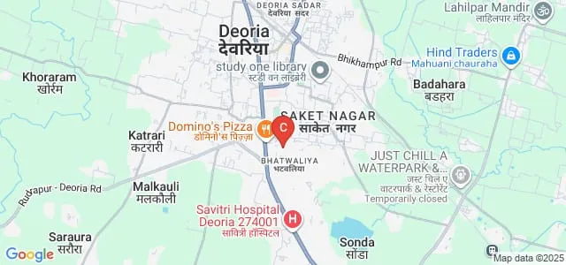 Vidyawati Devi Mahila Mahavidyalaya, Atrauli Map