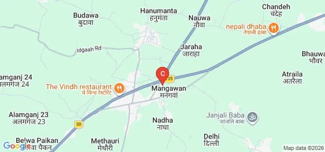 Shri Krishna Pharmacy College, Rewa Map