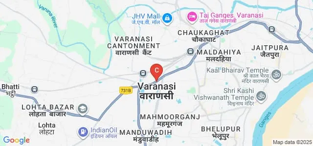 Rajeshwari Women College, Varanasi Map