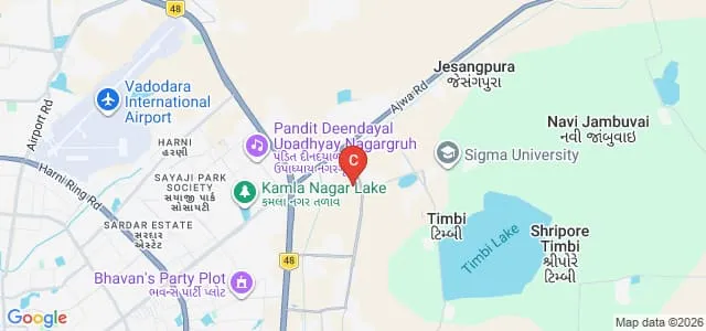 Pioneer Physiotherapy College, Vadodara Map