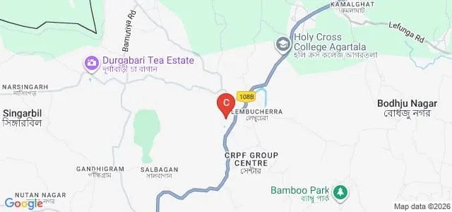 College of Fisheries, Central Agricultural University, Lembucherra Map