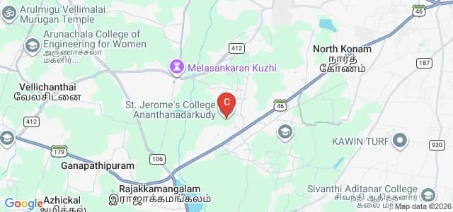 St Jerome's College of Arts and Science, Nagercoil Map
