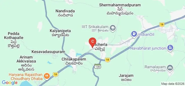Sri Venkateswara College of Engineering and Technology, Etcherla Map