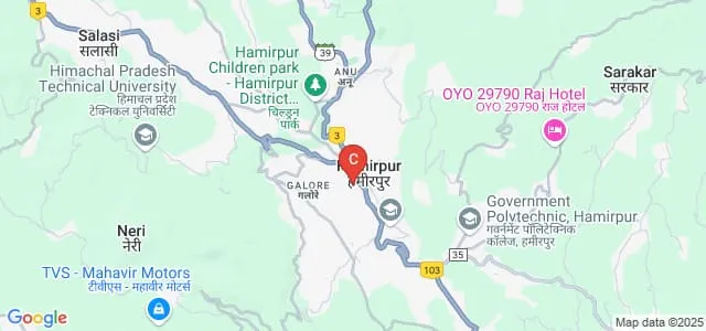 Gautam College, Hamirpur Map