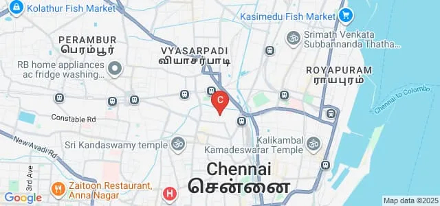 Don Bosco Polytechnic College, Chennai Map