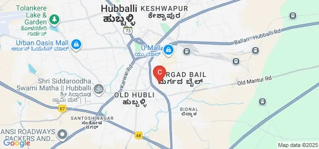 SJMV Sanga's Bachelor of Business Administration College for Women, Hubli Map