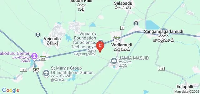 Vignan Pharmacy College, Vadlamudi Map