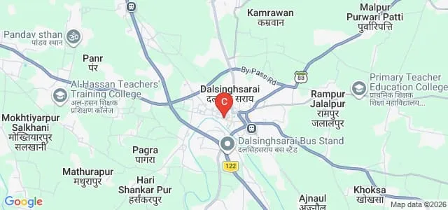 Al-Hassan Teachers Training College, Samastipur Map