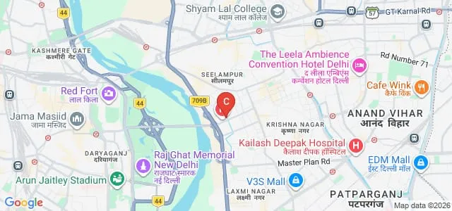 St Lawrence College of Higher Education, Delhi Map