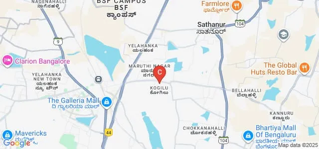 Aditya Institute of Management Studies and Research, Bangalore Map