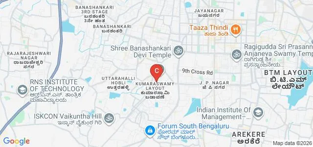 Dayananda Sagar College of Art Science and Commerce, Bangalore Map