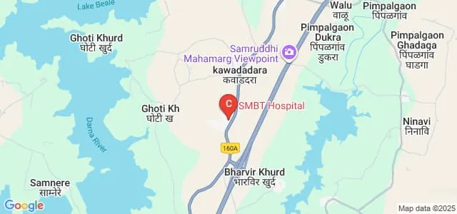 SMBT Ayurved College and Hospital, Nashik Map