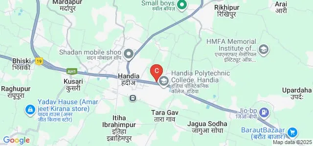 Sri Lal Bahadur Shastri Smarak Government Ayurvedic College and Hospital, Handia Map
