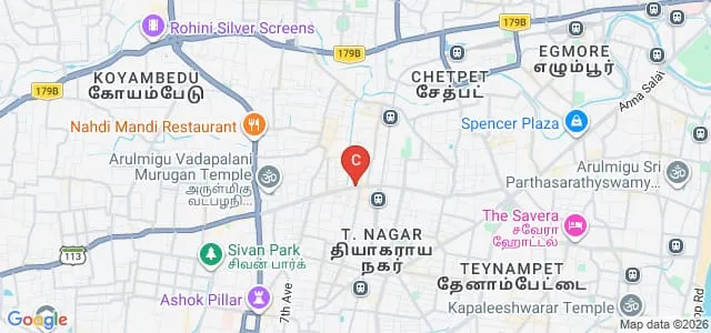 Meenakshi Sundararajan Engineering College, Chennai Map