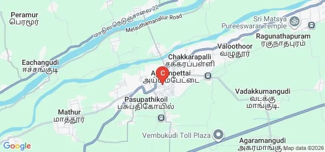 Star Lion College of Education, Thanjavur Map