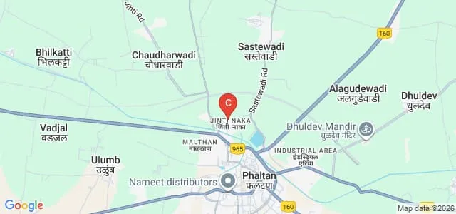 Phaltan Education Society's College of Agriculture, Phaltan Map