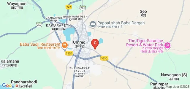 Bhausaheb Mulak College of D Pharmacy, Umrer Map